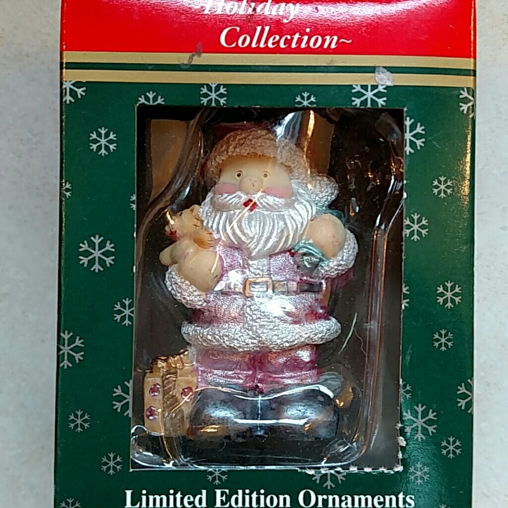 New cute Santa Christmas ornament!